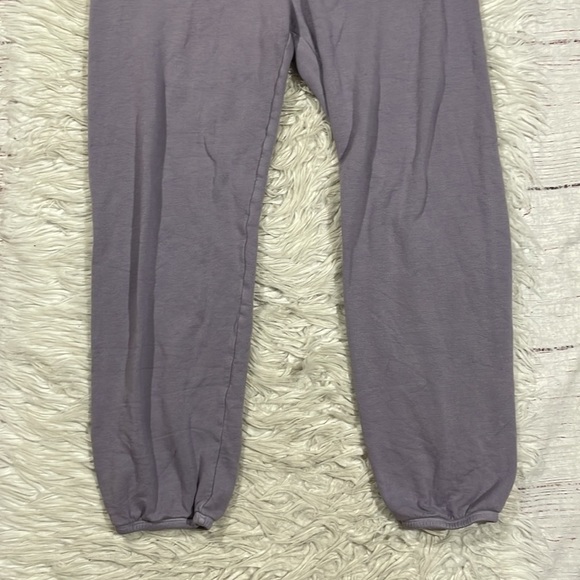 Monrow High-Waist Vintage Lounge Sweatpant Misty Lilac - Picture 5 of 9
